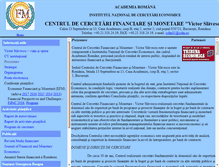 Tablet Screenshot of icfm.ro