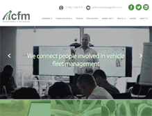 Tablet Screenshot of icfm.com